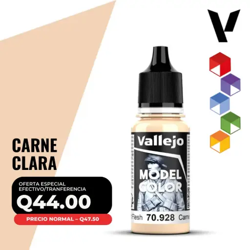 [70.928] Vallejo Model Color – Carne Clara (70.928 – Pos. 5)