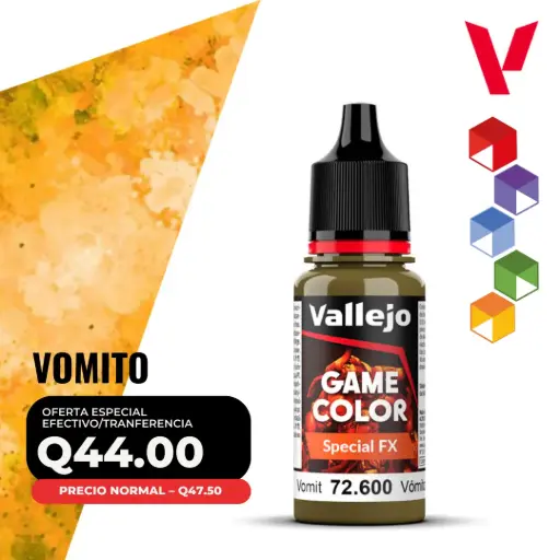 [72.600] Vallejo Game Color – Vómito (72.600 – Pos. 89) – Special FX
