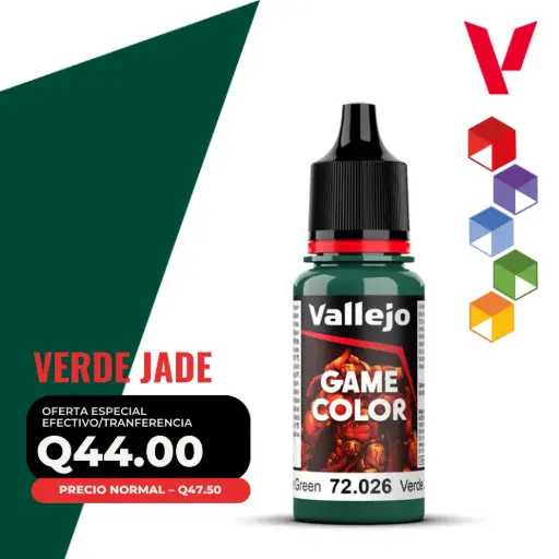 [72.026] Vallejo Game Color – Verde Jade (72.026 – Pos. 47)