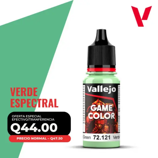 [72.121] Vallejo Game Color – Verde Espectral (72.121 – Pos. 45)