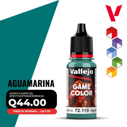 [72.119] Vallejo Game Color – Aguamarina (72.119 – Pos. 42)