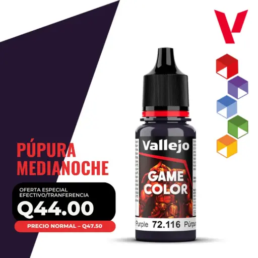 [72.116] Vallejo Game Color – Púrpura Medianoche (72.116 – Pos. 33)