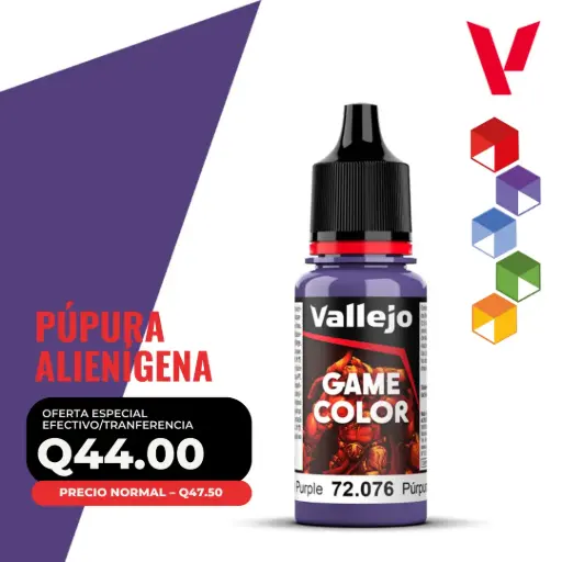 [72.076] Vallejo Game Color – Púrpura Alienígena (72.076 – Pos. 30)