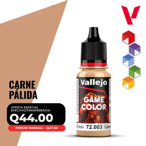 [72.003] Vallejo Game Color – Carne Pálida (72.003 – Pos. 5)