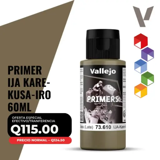 [73.610] Vallejo Primer – IJA Kare-Kusa-IRO (73.610 – Pos. 11) 60 ml
