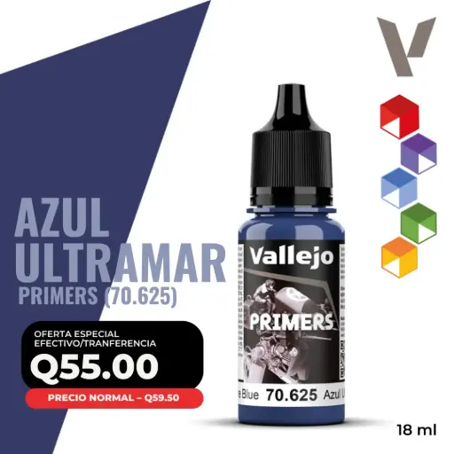 [70.625] Vallejo Primer – Azul Ultramar (70.625) 18 ml