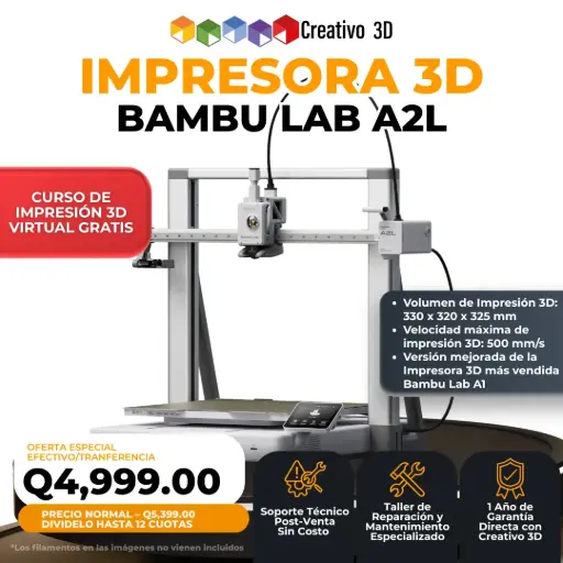[IFBLA-A2L] Bambu Lab - A2L Impresora 3D de Gran Formato - PRE VENTA