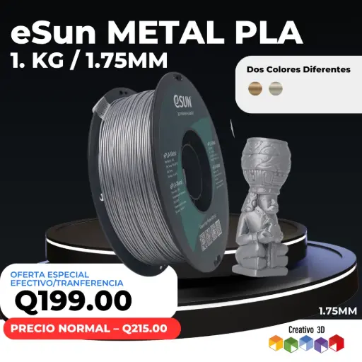 eSun METAL PLA – 1. Kg / 1.75mm