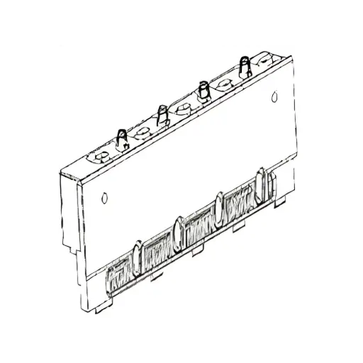 [20006281001] Conjunto de la base del extrusor para Creator 5 y Creator 5 Pro (sin tubos guía ni cables).