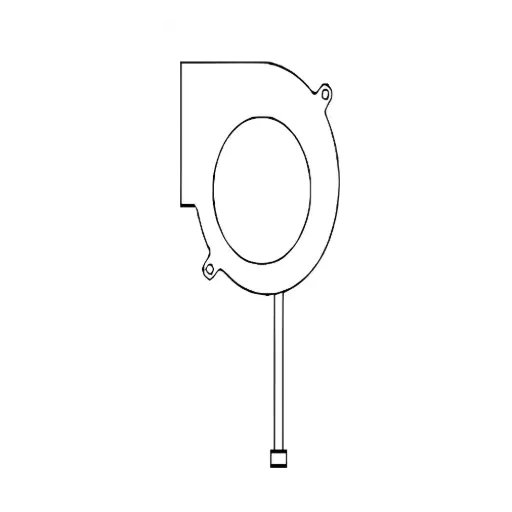 [20006146001] Ventilador del regulador de temperatura de la cámara para Creator 5 Pro (9733)