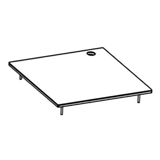 [20006166001] Placa calefactora de la cama y lámina magnética para Creator 5 / Creator 5 Pro