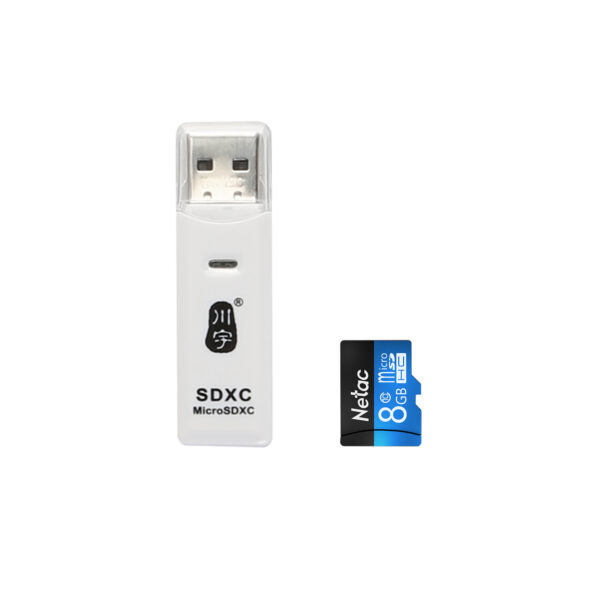 Adaptador USB-SD-Micro SD + 8GB Micro SD