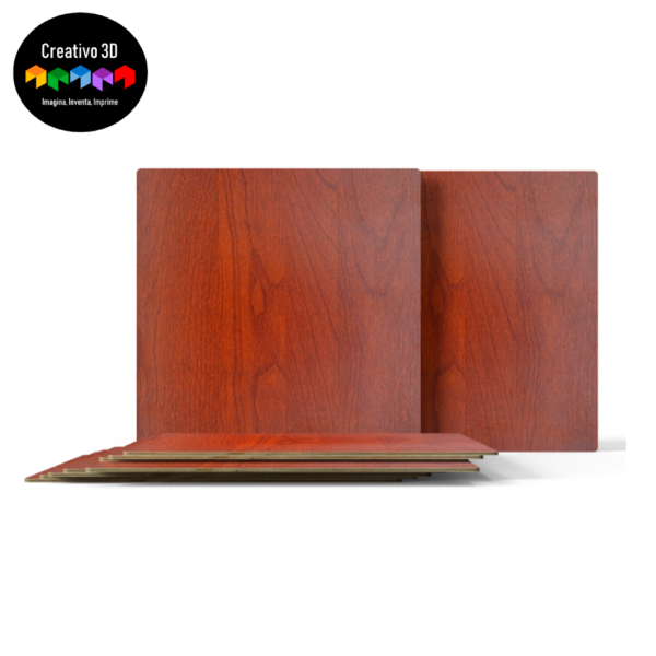 Hojas de madera contrachapada de palisandro (10 piezas) - 200 x 200 x 3mm