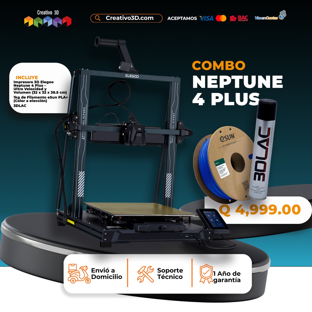 Elegoo Neptune 4 Plus Ultra Velocidad y Calidad
