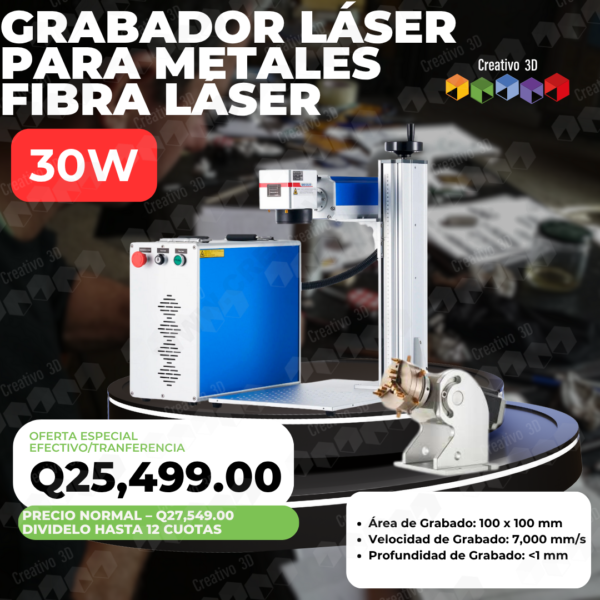Marcador de Fibra Láser 30w - Guatemala