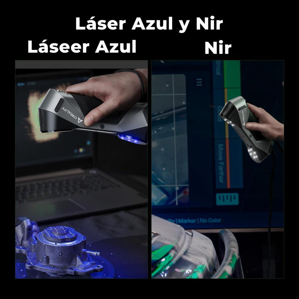 Acheter Scanner 3D Consommateur Ligne Multiple Bleu & NIR Creality 3D CR-Scan Raptor pour Impression 3D Reverse