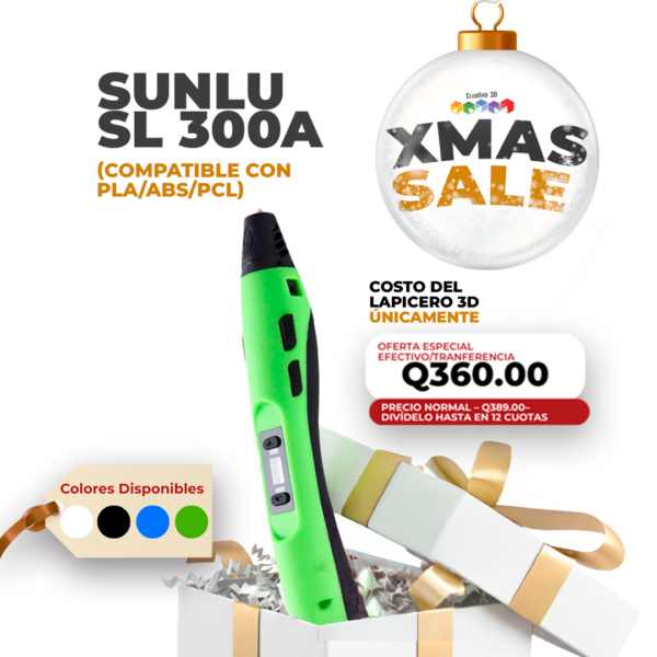 SUNLU LAPICERO 3D 300 A