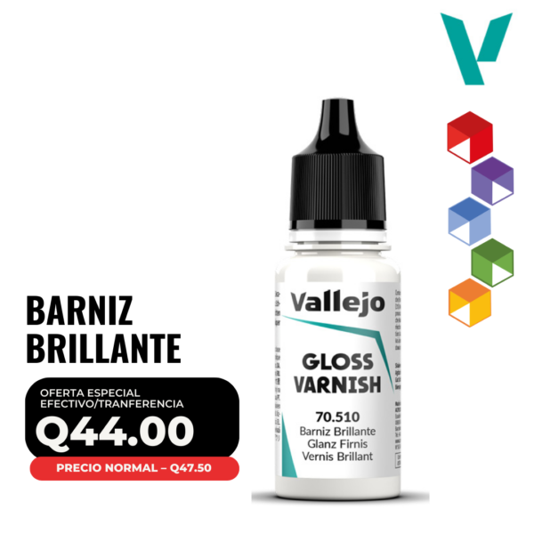 Vallejo - Barniz Brillante 18ml (70.510 - Pos. 209)