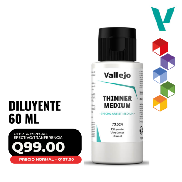 Vallejo - Diluyente 60ml - (73.524)