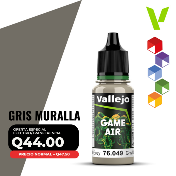 Vallejo Game Air - Gris Muralla (76.049 - Pos. 49)