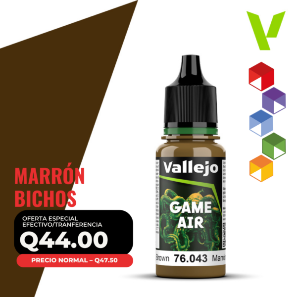 Vallejo Game Air - Marrón Bichos (76.043 - Pos. 43)