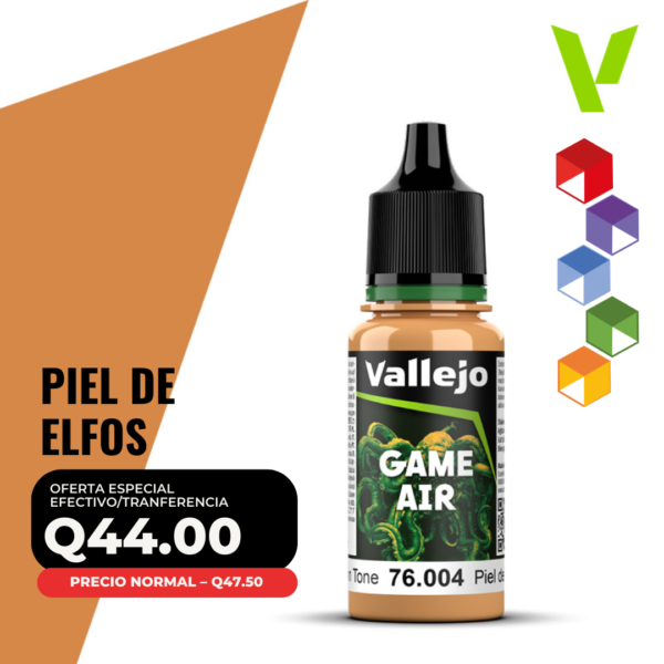Vallejo Game Air - Piel de Elfos (76.004 - Pos. 6)