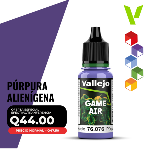 Vallejo Game Air - Púrpura Alienígena (76.076 - Pos. 19)