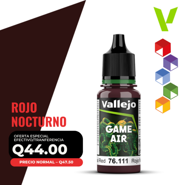 Vallejo Game Air - Rojo Nocturno (76.111 - Pos. 15)
