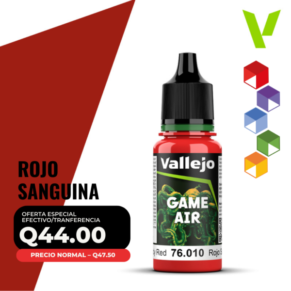Vallejo Game Air - Rojo Sanguina (76.010 - Pos. 13)