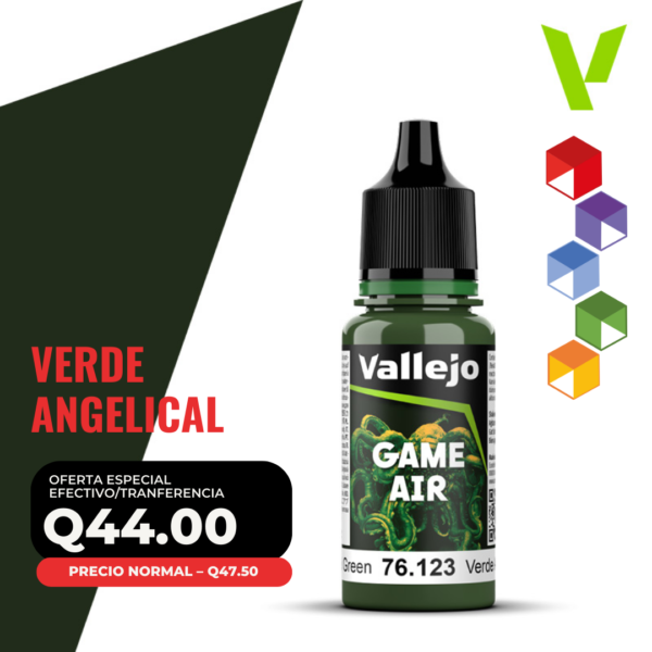 Vallejo Game Air - Verde Angelical (76.123 - Pos. 35)