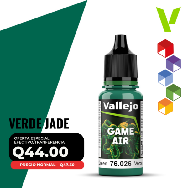 Vallejo Game Air - Verde Jade (76.026 - Pos. 31)