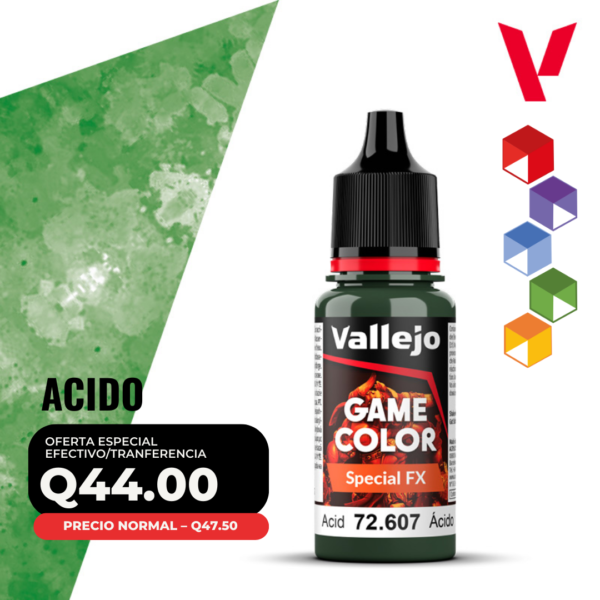 Vallejo Game Color - Ácido (72.607 - Pos. 96) - Special FX