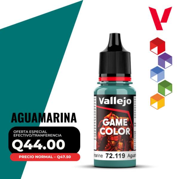 Vallejo Game Color - Aguamarina (72.119 - Pos. 42)