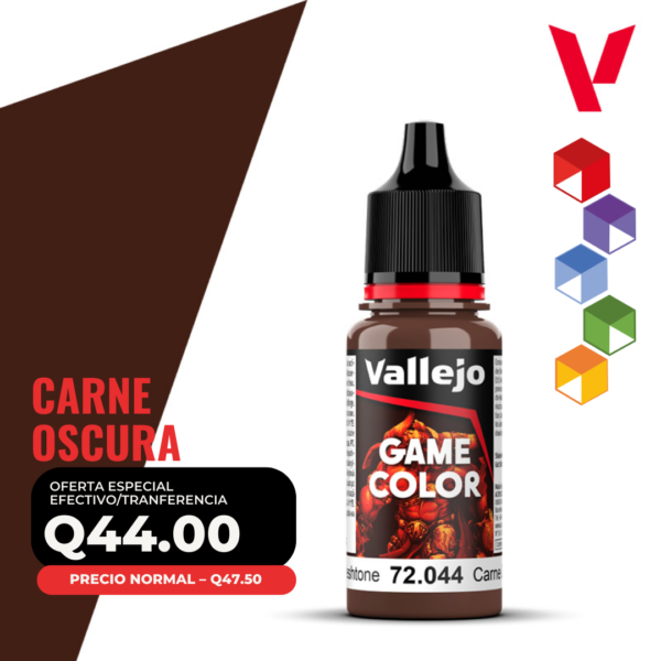 Vallejo Game Color - Carne Oscura (72.044 - Pos. 70)