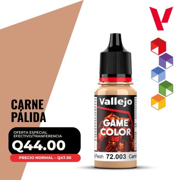Vallejo Game Color - Carne Pálida (72.003 - Pos. 5)