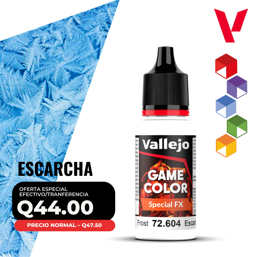Vallejo Game Color - Escarcha (72.604 - Pos. 93) - Special FX Vallejo Game Color - Escarcha (72.604 - Pos. 93) - Special FX