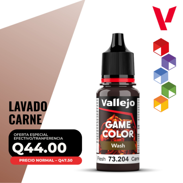 Vallejo Game Color - Lavado Carne (73.204 - Pos. 82) - Wash