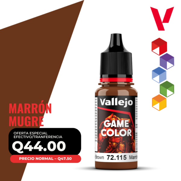 Vallejo Game Color - Marrón Mugre (72.115 - Pos. 67)