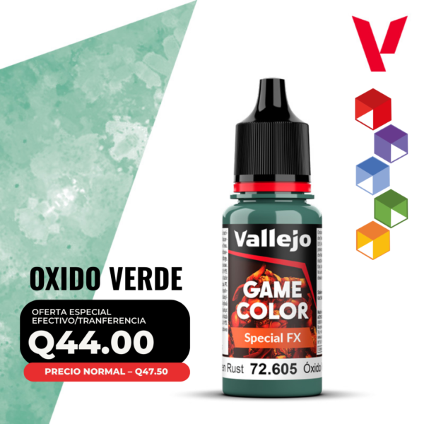 Vallejo Game Color - Óxido Verde (72.605 - Pos. 94) - Special FX