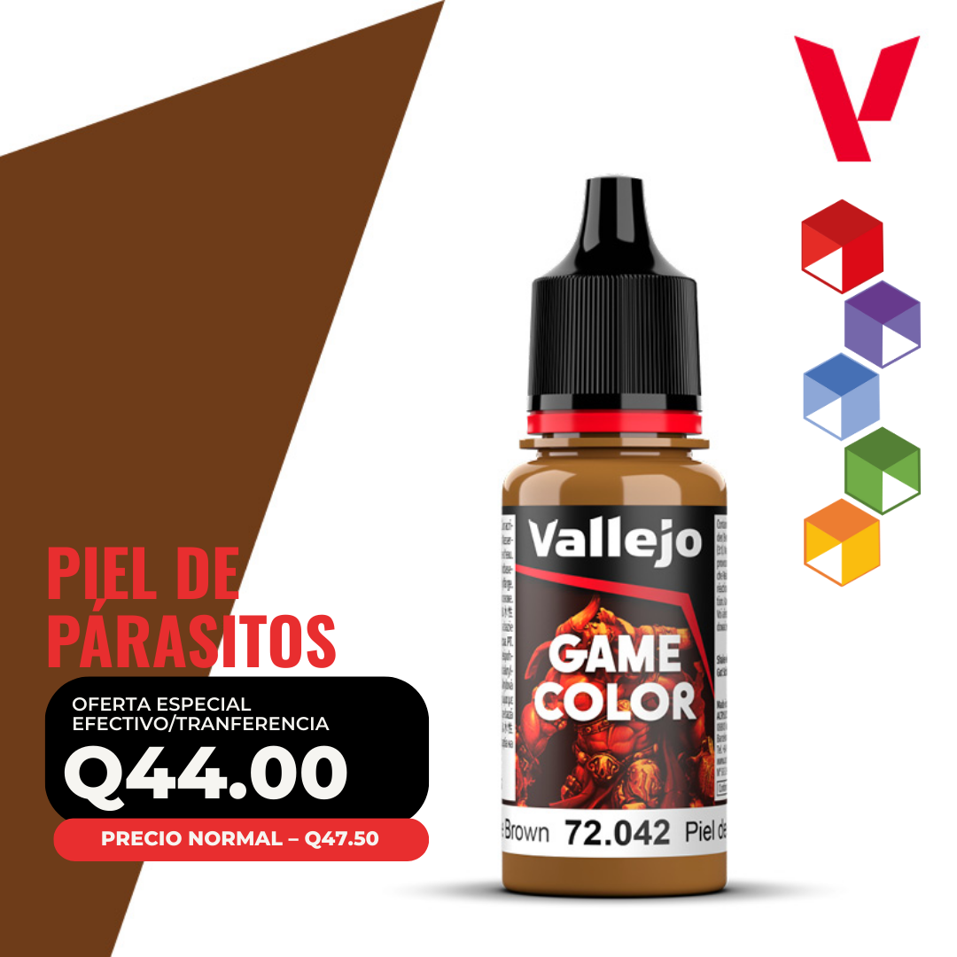 Vallejo Game Color - Piel de Parásitos (72.042 - Pos. 66) Vallejo Game Color - Piel de Parásitos (72.042 - Pos. 66)
