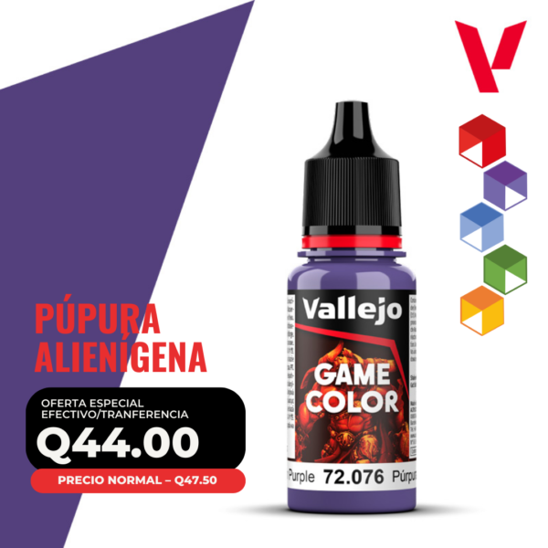 Vallejo Game Color - Púrpura Alienígena (72.076 - Pos. 30)