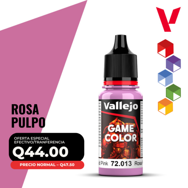 Vallejo Game Color - Rosa Pulpo (72.013 - Pos. 26)