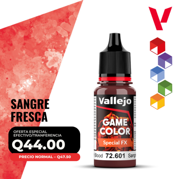 Vallejo Game Color - Sangre Fresca (72.601 - Pos. 90) - Special FX