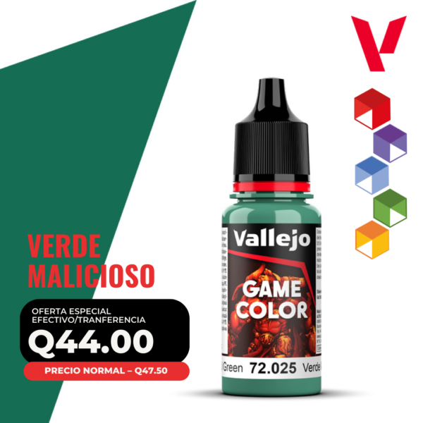 Vallejo Game Color - Verde Malicioso (72.025 - Pos. 46)
