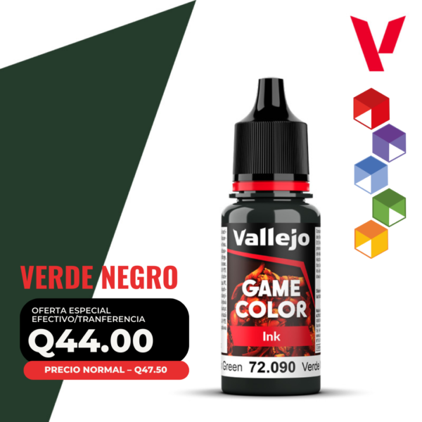 Vallejo Game Color - Verde Negro (72.090 - Pos. 118) - Ink