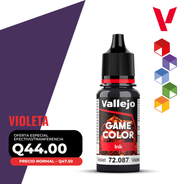Vallejo Game Color - Violeta (72.087 - Pos. 114) - Ink