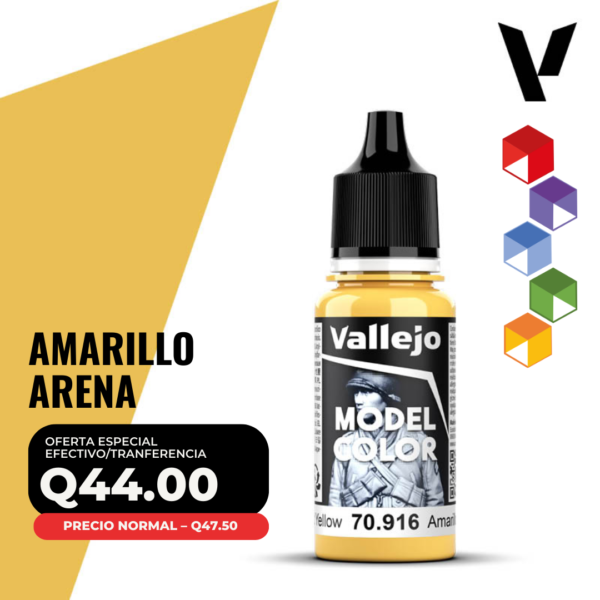 Vallejo Model Color - Amarillo Arena (70.916 - Pos. 146)