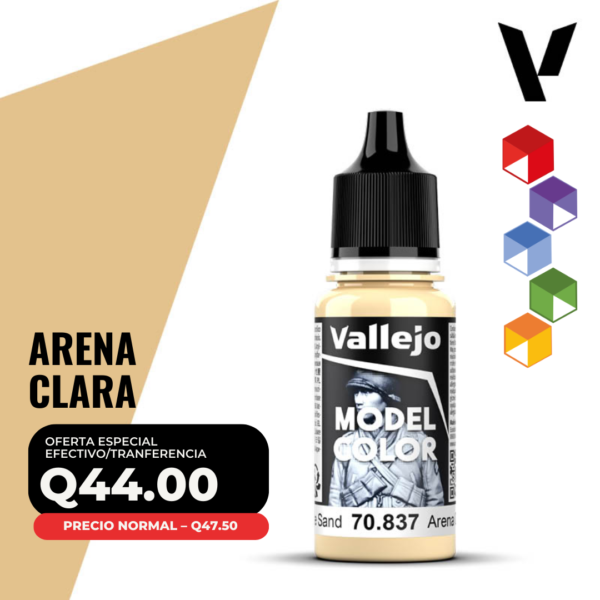 Vallejo Model Color - Arena Clara (70.837 - Pos. 22)