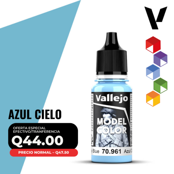 Vallejo Model Color - Azul Cielo (70.961 - Pos. 64)