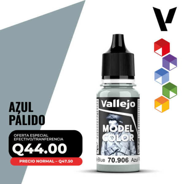 Vallejo Model Color - Azul Pálido (70.906 - Pos. 169)